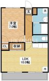 セブンラックマンションの間取り画像