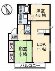 Cosmo Town F棟の間取り画像