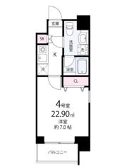 エレンシアKの間取り画像