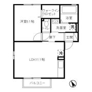 サンフローラ Aの間取り画像