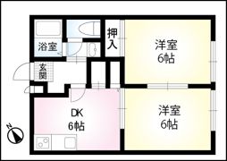 Melati新大津の間取り画像