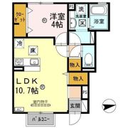 クレア ド ルーン A棟の間取り画像