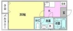 クレフラスト東山の間取り画像