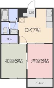 メゾン浜野A棟の間取り画像