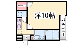 フジパレス小河通Ⅱ番館の間取り画像