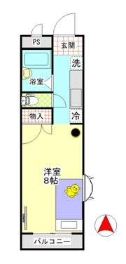 SKマンションの間取り画像