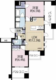 アトラス池尻レジデンスの間取り画像
