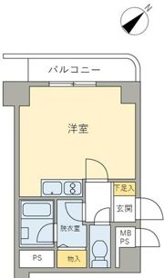 ライオンズマンション伊勢佐木町第二の間取り画像