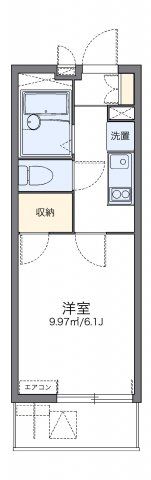 レオパレスカーサ ドマーニの間取り画像