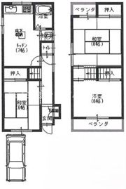 国松町戸建の間取り画像