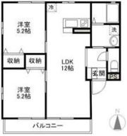 サンシティ高井A・Bの間取り画像