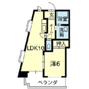 キャッスル上熊本の間取り画像
