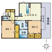 シェラタインAの間取り画像