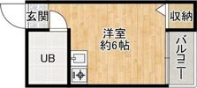 ヴィクトリアハイツ牧野の間取り画像