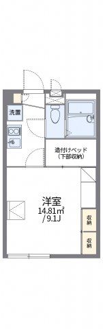 レオパレス上福岡の間取り画像