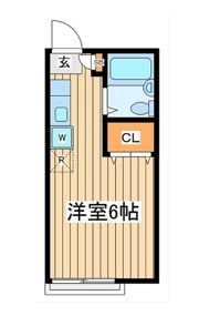 藤美ハイツの間取り画像