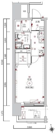 LUMEED江古田の間取り画像