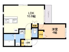 OAK VILLA MAISON SHIMOBARU NORTHの間取り画像