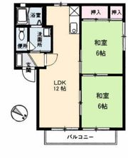 コーポ松浦Ⅱの間取り画像