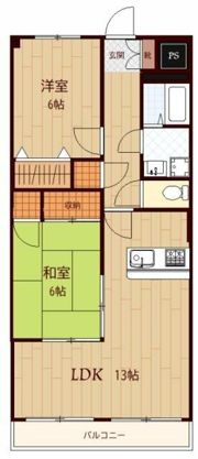 Cielo・Garden Ⅰの間取り画像
