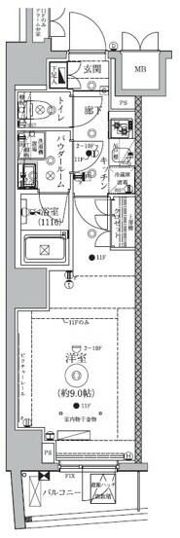 セジョリ東大前の間取り画像