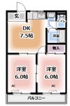 オスカー桜木A棟の間取り画像
