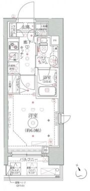 クレイシア品川戸越銀座の間取り画像