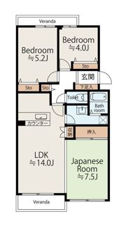 キャピタルマンション志木の間取り画像