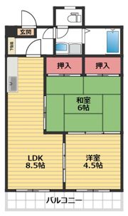 サンセピアⅠの間取り画像