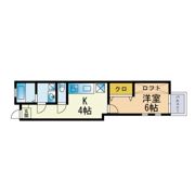 福山アパート2の間取り画像