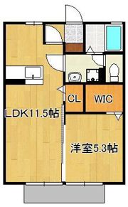 シェルノーブル Cの間取り画像
