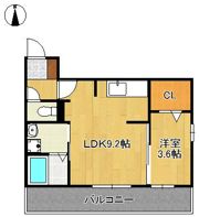 D-room陣原IIの間取り画像