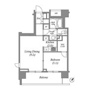 LaSante千駄木の間取り画像