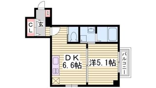 オアシスKOBEの間取り画像