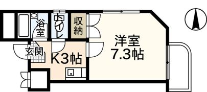 スリーゼ白島の間取り画像