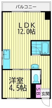 トナンイトーハイツの間取り画像