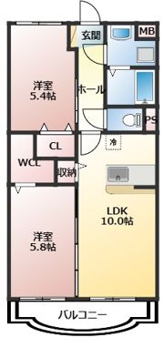 モンルボメゾンの間取り画像