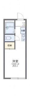 レオパレストダワンルームハイツ2の間取り画像