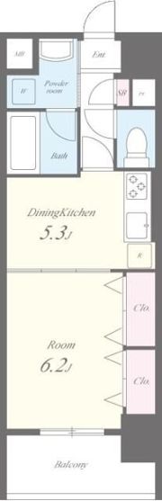 MIZUHO FLATS（瑞穂フラッツ）の間取り画像