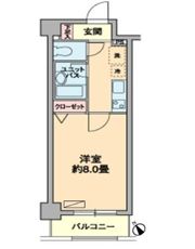 カスタリア野毛山の間取り画像