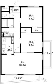 サンセゾンIの間取り画像