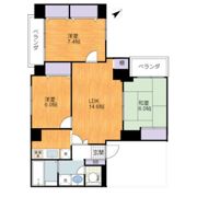 荻窪チェリーマンションの間取り画像