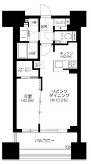 シティタワー銀座東の間取り画像