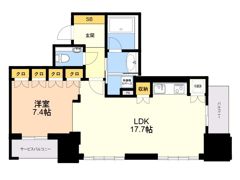 グランドメゾン福岡The Central Luxeの間取り画像
