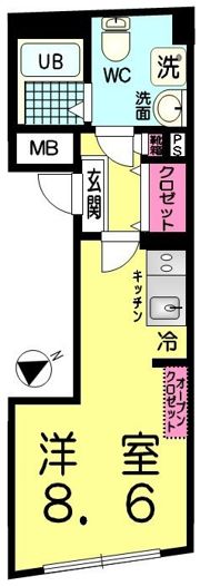Cross Gray町屋の間取り画像