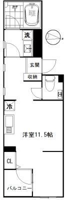 ユノー東大前の間取り画像