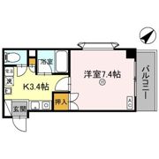 リバーハイツ光陽の間取り画像