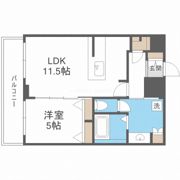 Dimus新大阪の間取り画像