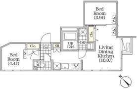 BRICK RESIDENCE 目黒本町の間取り画像