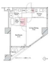 パークキューブ八丁堀の間取り画像